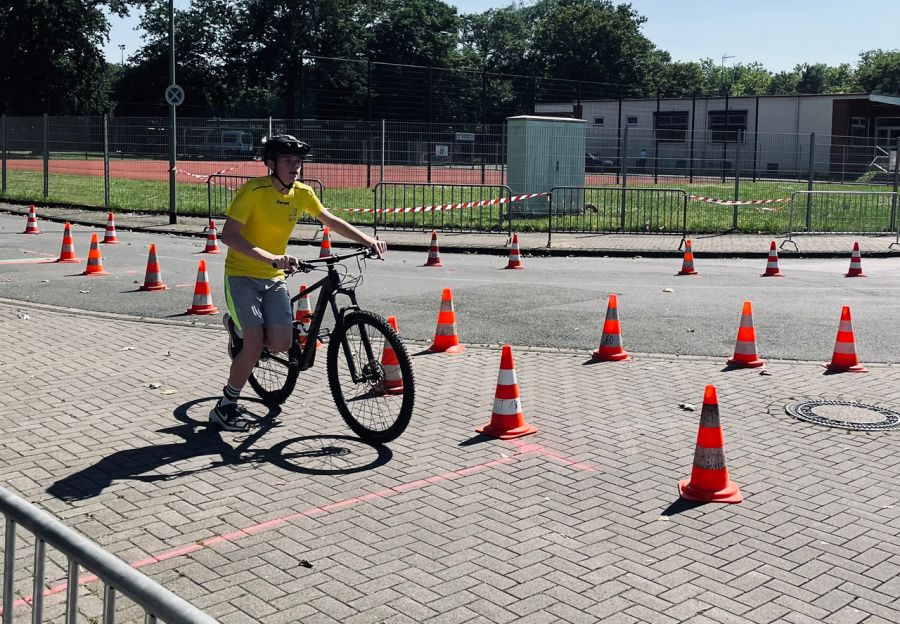 Nach dem Radfahren